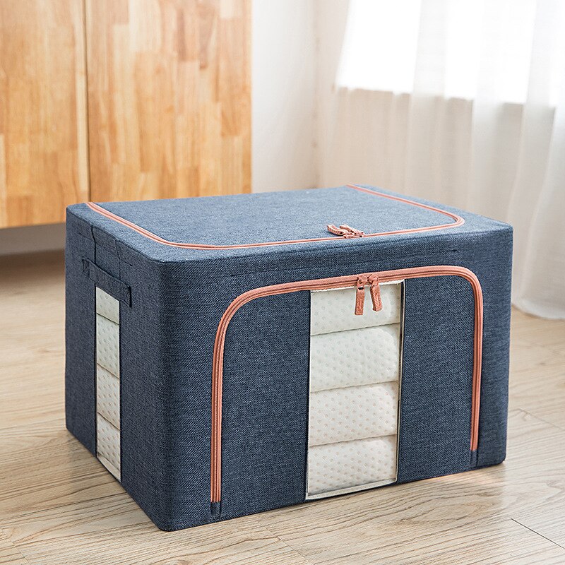 Car Trunk Organizer Fabric Storage Box Foldable Clothes Bag Laundry Blanket Pillow Toy Storage Cabinet Toolbox Quilt storage bag: 24L / Green