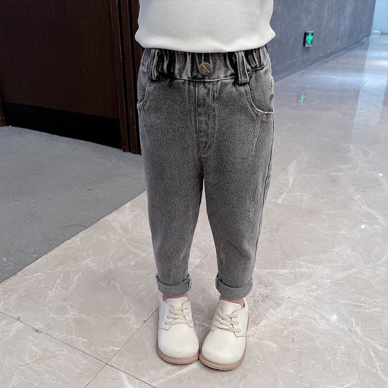 Girls Jeans Ripped Girl Jeans Spring Autumn Jeans For Kids Girls Casual Style Baby Girl Clothes: J1772-2 / 6