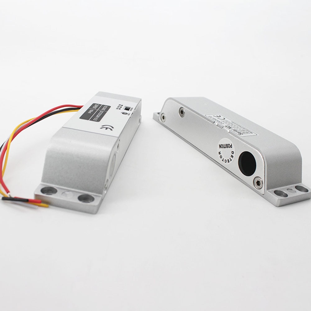 1 Pair Electric Cylinder Fail Safe Modern Door Lock Home Access Control Time Delay Bolt Security DC12V School Aluminum Alloy