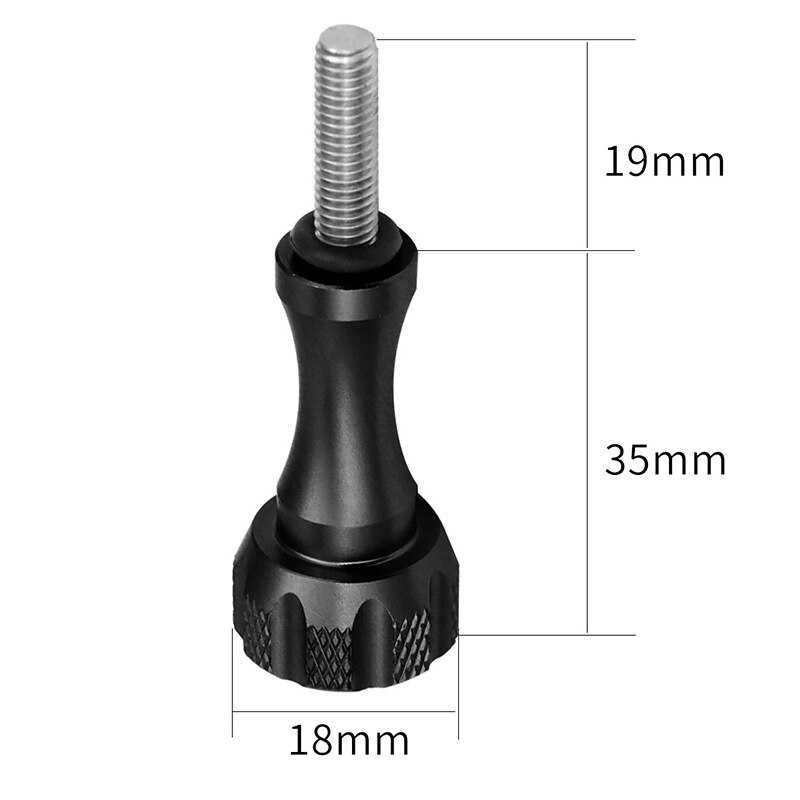 Aluminum Alloy Thumb Knob Bolt Nut Screw CNC Mount for GoPro Hero 9 8 7 6 Xiaomi Yi 4K SJCAM DJI OSMO Action Camera Accessories