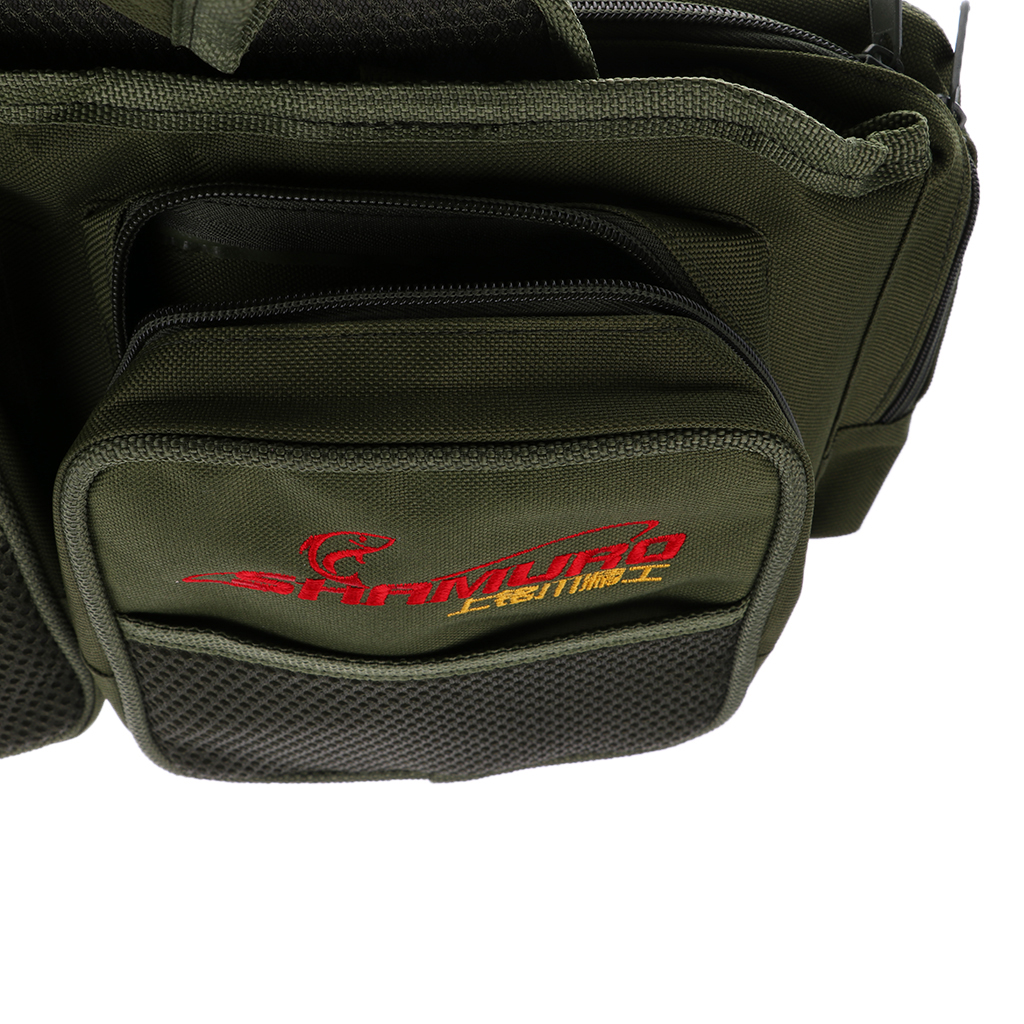 Multifunctional Fishing Seat Bag Box with Harness Rucksack Converter Fishing Bags Nylon Lure Backpack Carp Fishing Tackle Bag