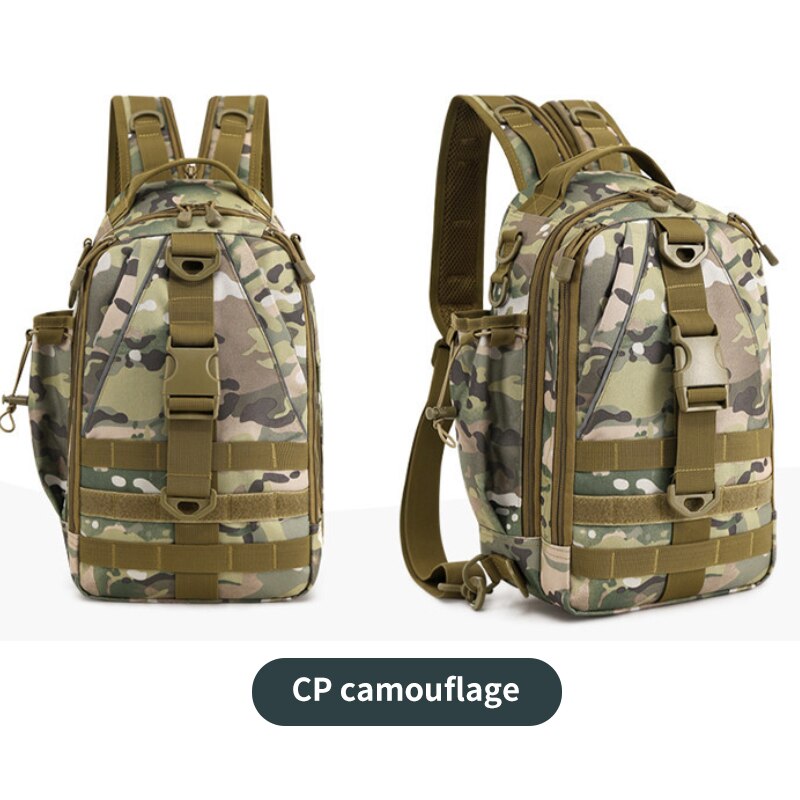 Vistas multifunctionele vistas nylon outdoor waterbestendig sling reel kunstaas tas zwart khaki camouflage: Cp camouflage tas