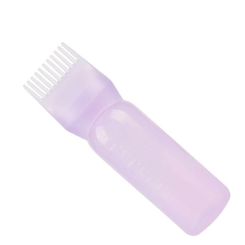 1 Pza botella de tinte de pelo cepillo aplicador dispensar coloración del cabello en salón teñido para niñas herramientas de peinado 3 colores dfdf