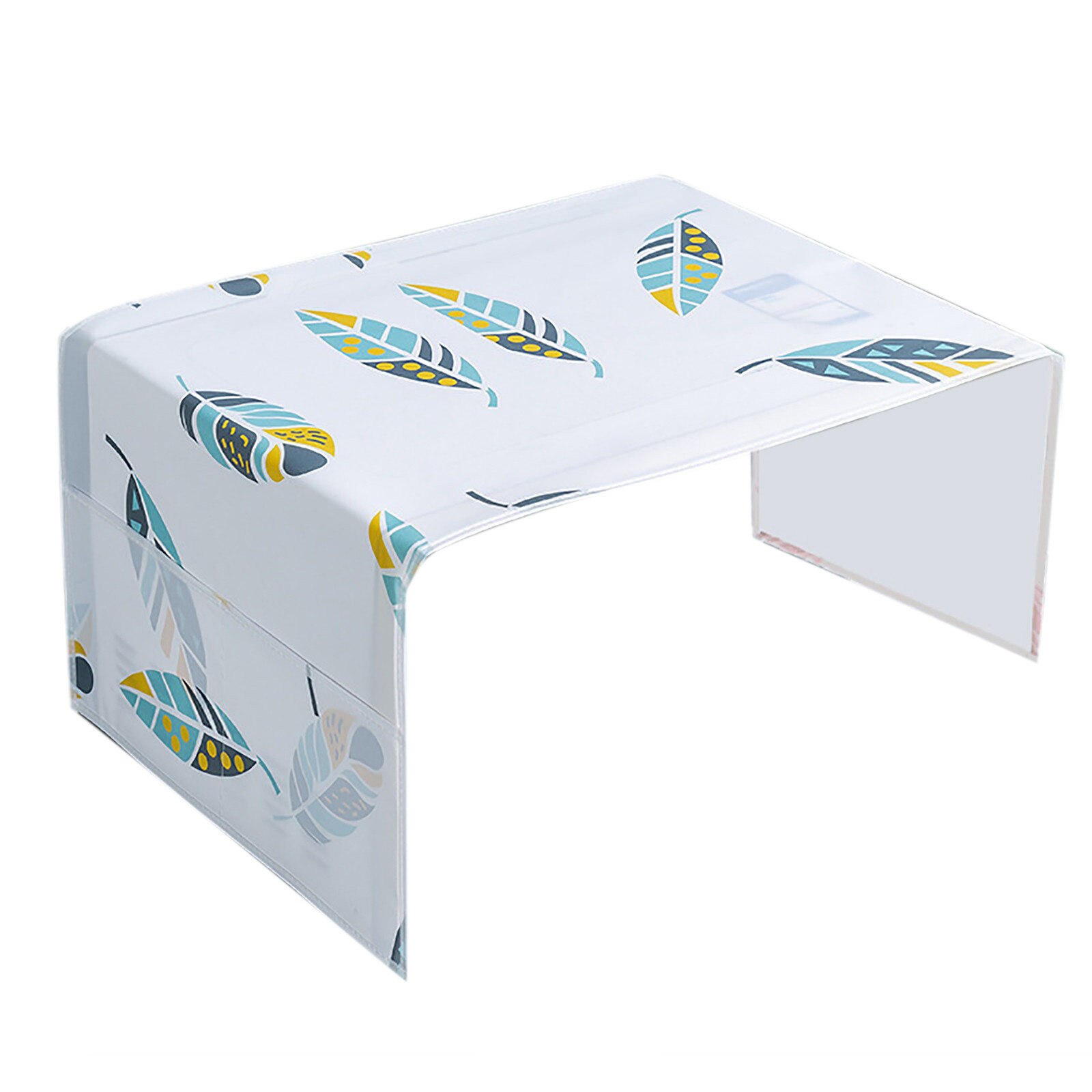 Cubiertas de horno microondas de dibujos animados, bolsillos dobles, cubiertas antipolvo, impermeables, a prueba de grasa, bolsa de almacenamiento, accesorios de cocina: B