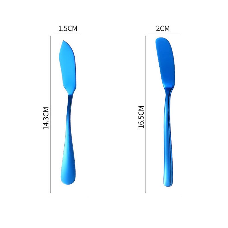 Spreading Cheese Knife Stainless Steel Bread Jam Butter Knife Kitchen Cutlery Dessert Tools for Toast Breakfast
