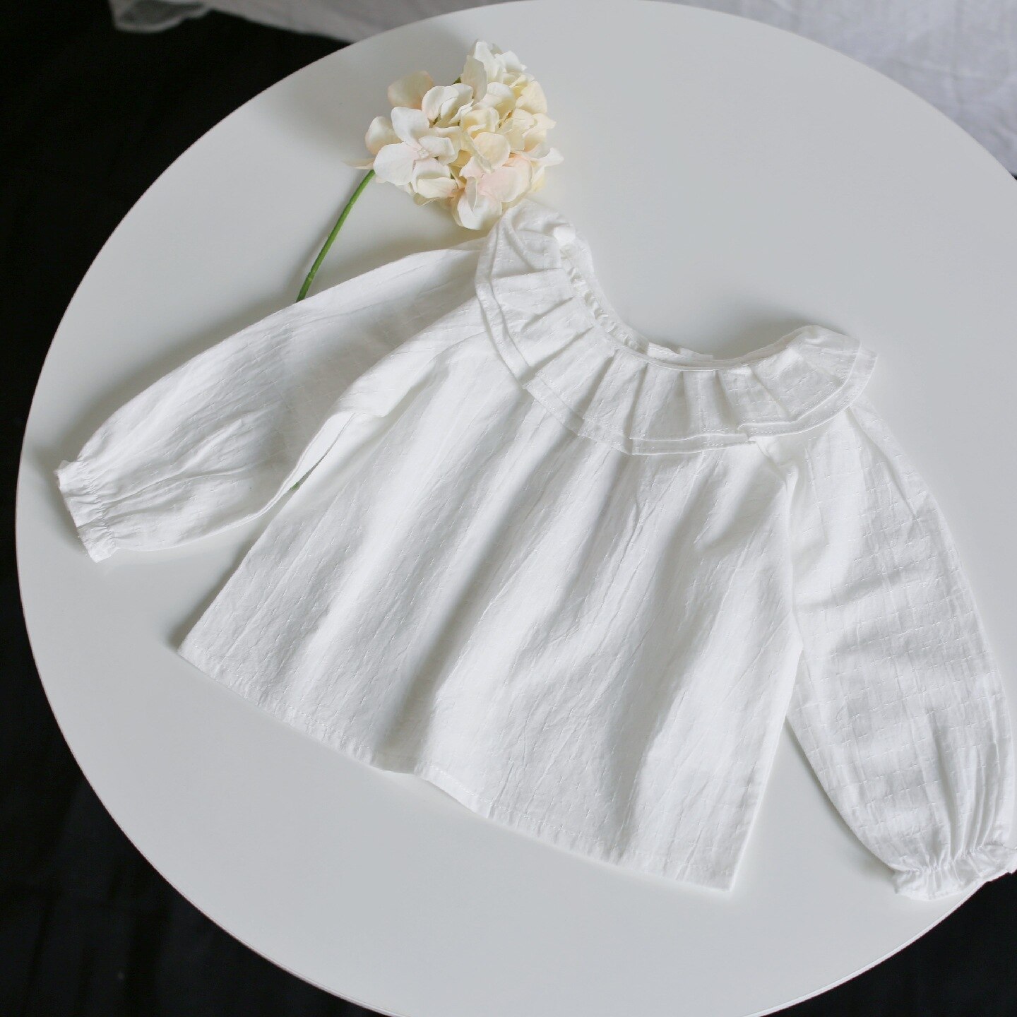 Camisa de manga larga con estampado de flores para niñas y bebés, Tops de manga larga, ropa de otoño , blusa Floral de algodón para niñas, camisetas para niños pequeños