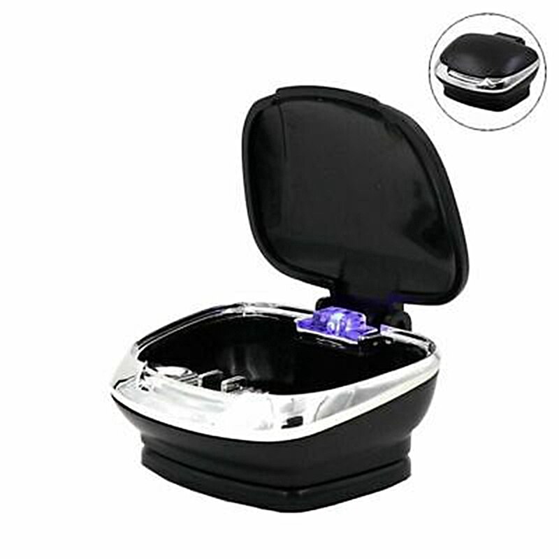 Universal cenicero para automóvil con tapas Cenicero con luces LED Cenicero innovadoras Cenicero accesorios de Interior de automóvil