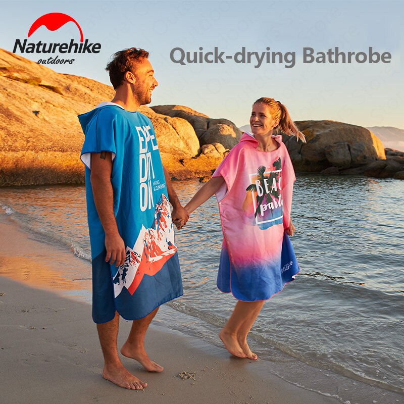 Naturehike Swimming Towel Unisex Sunscreen Quick-drying Microfiber Moisture Beach Towel Ultralight Travel Poncho Cloak Surf