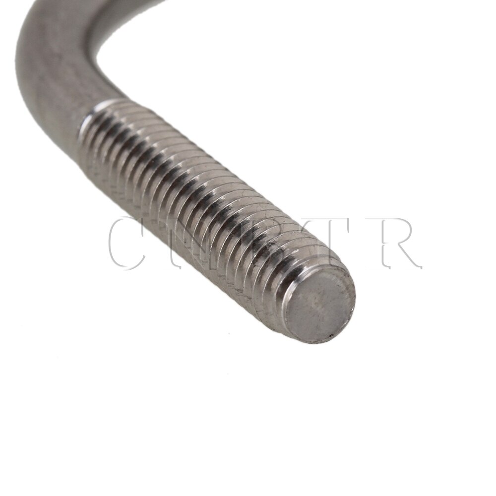 CNBTR 5 x 304 Stainless Steel U-Bolts U-Screws M6 Fit 27mm Dia Pipeline Non-magnetic