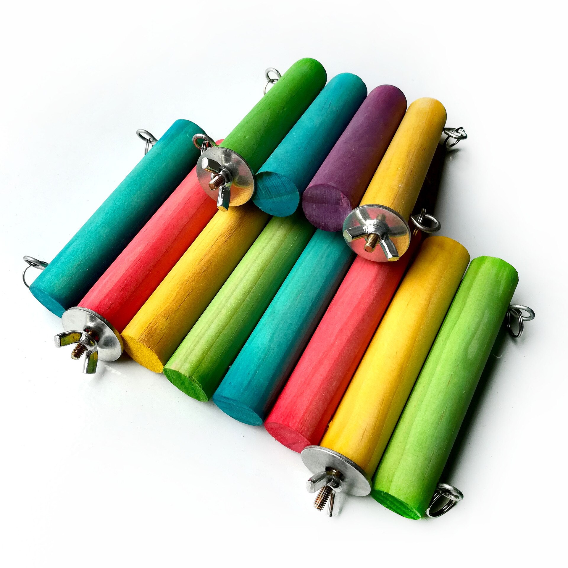 Parrot supplies Bird toys Stand training stand Chew toys Stand board Bird stand: LN-047-Multicolor-S