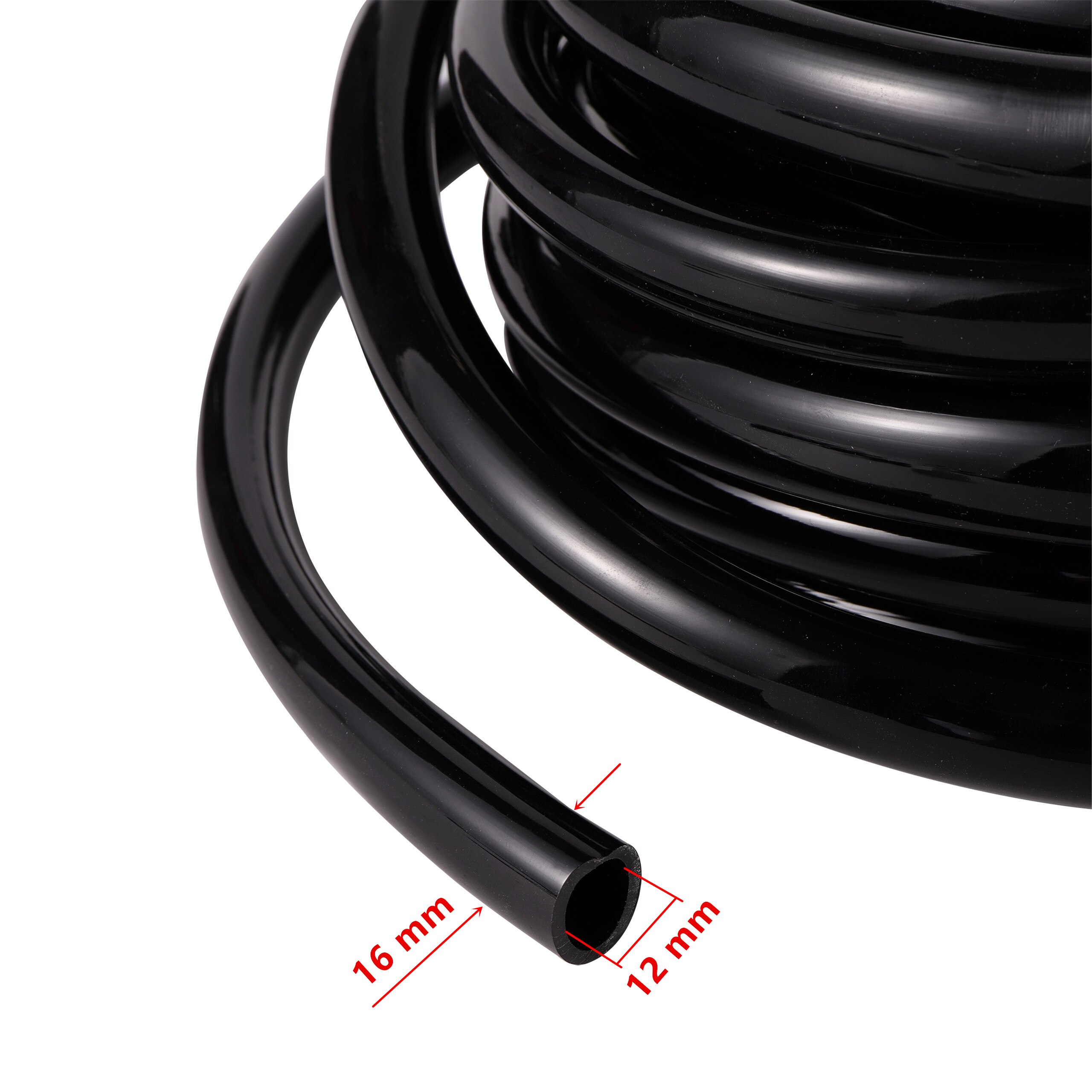 Manguera de PVC de 2m y 16mm para jardín, tubo de riego para agricultura, Micro goteo, tubería de riego DN16