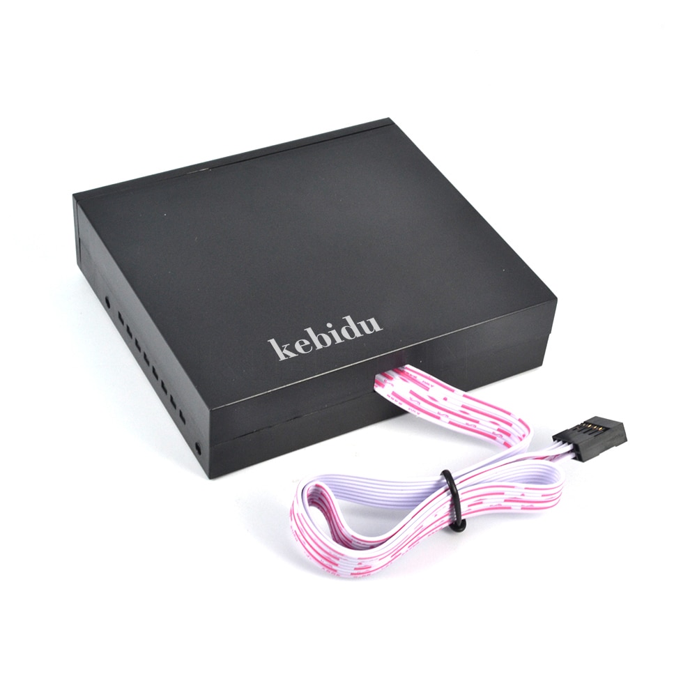 kebidu All in One Internal Card Reader USB 3.5" Floopy Bay Front Panel Card Reader Support SM SD MMC CF XD TF Flash Memory