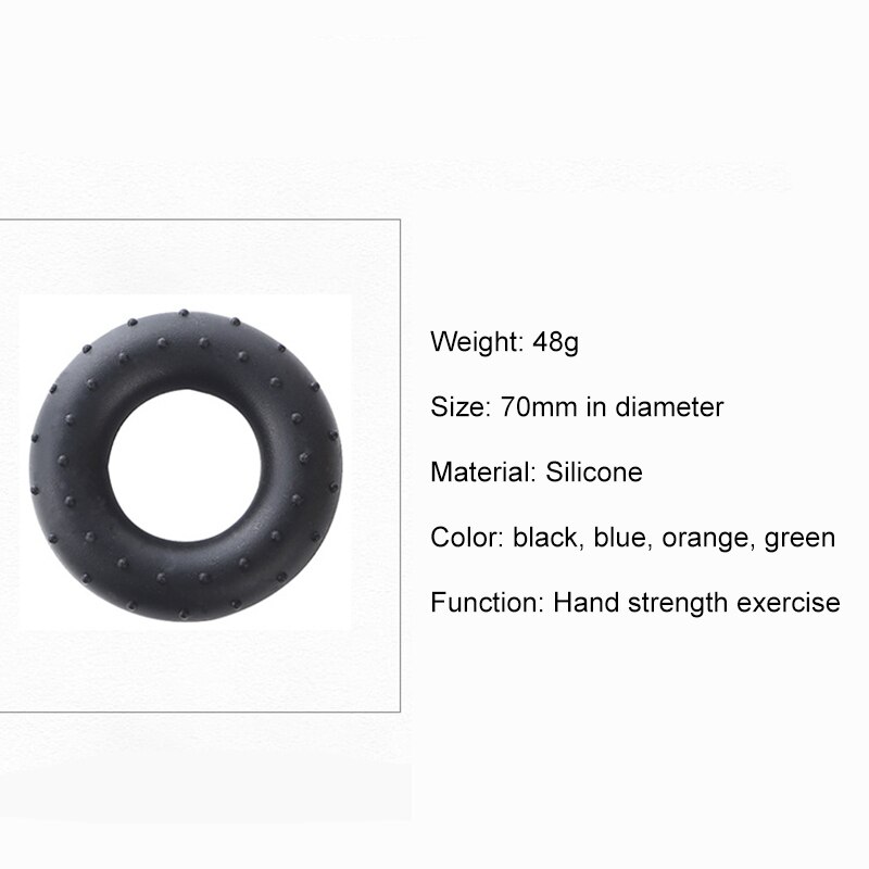 Hand Grip Finger Pow Trainer Solid Silicone Rubber Ring Hand Expander Exerciser Fingers Gripper Powerball Hand Exerciser Grip