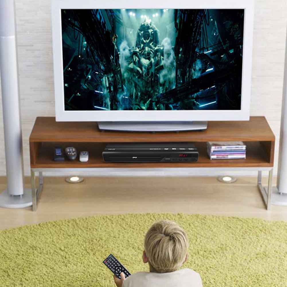 Lecteur Audio et DVD HD 1080P, Compatible USB, son Surround 5.1, divertissement à domicile, toutes les régions, vidéo gratuite pour télévision avec câble AV