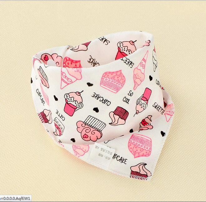 1Pcs Newborn Baby Feeding Saliva Towel Unisex Cotton Dribble Triangle Bandana Bibs Infant Kids Burp Cloths: E