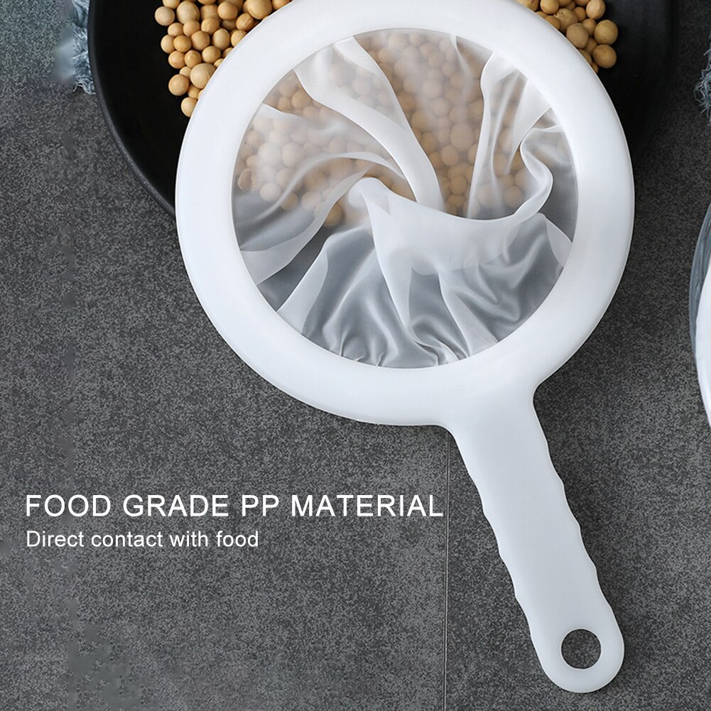 Mesh Kitchen Ultra-fine Mesh Strainer Kitchen Nylon Mesh Filter Spoon For Suitable For Soy Milk Coffee Filter Spoon For Soy Milk