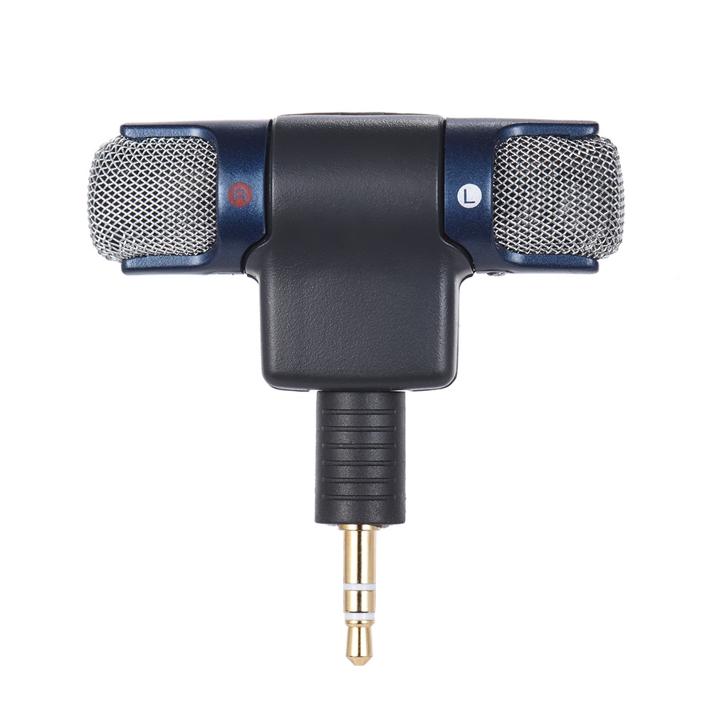 Externe Stereo Mic Mikrofon mit 3,5mm zu Mini USB Mikro Adapter Kabel für GoPro Held 3 3 + 4 für AEE Sport Aktion Kamera