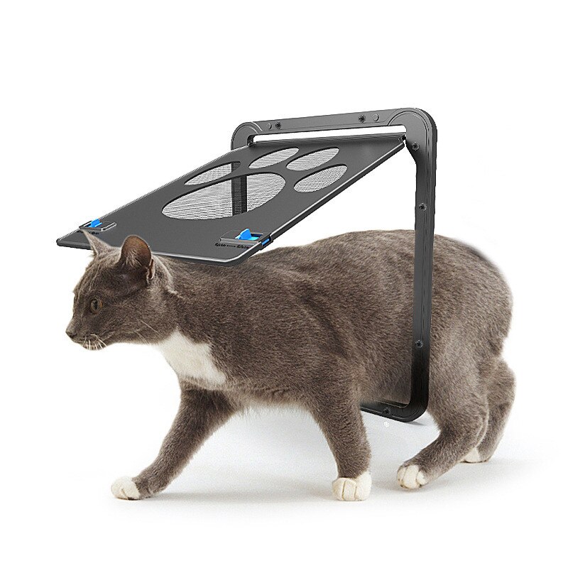 Stevig huisdier hond kat felis dieren hondengat hond-tunnel ingangsframe scherm poort duurzaam raam gaas magneet positie deur