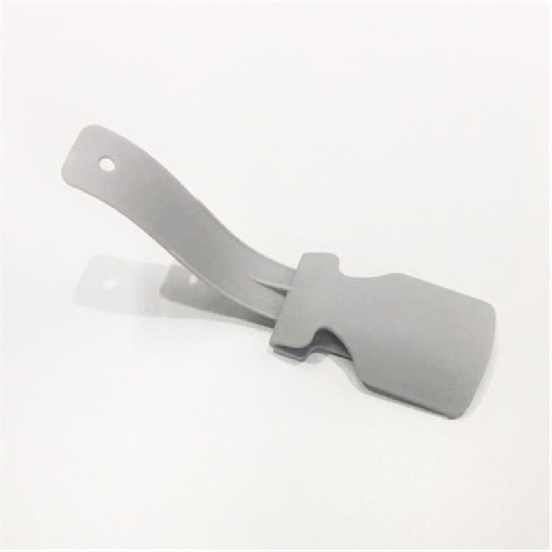 2Pcs Lazy Unisex Slijtage Schoen Hoorn Helper Schoenlepel Op En Schoen Stevige Slip Aid: 1pc Grey
