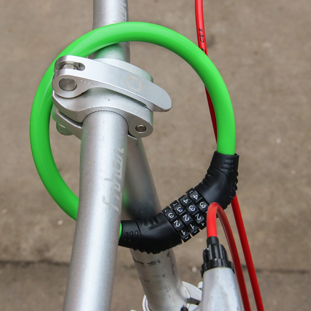 Bike Lock Cable Locks for Bicycle Heavy Duty Combination Chain Security Digital Outdoor Cycling Accessories Fast