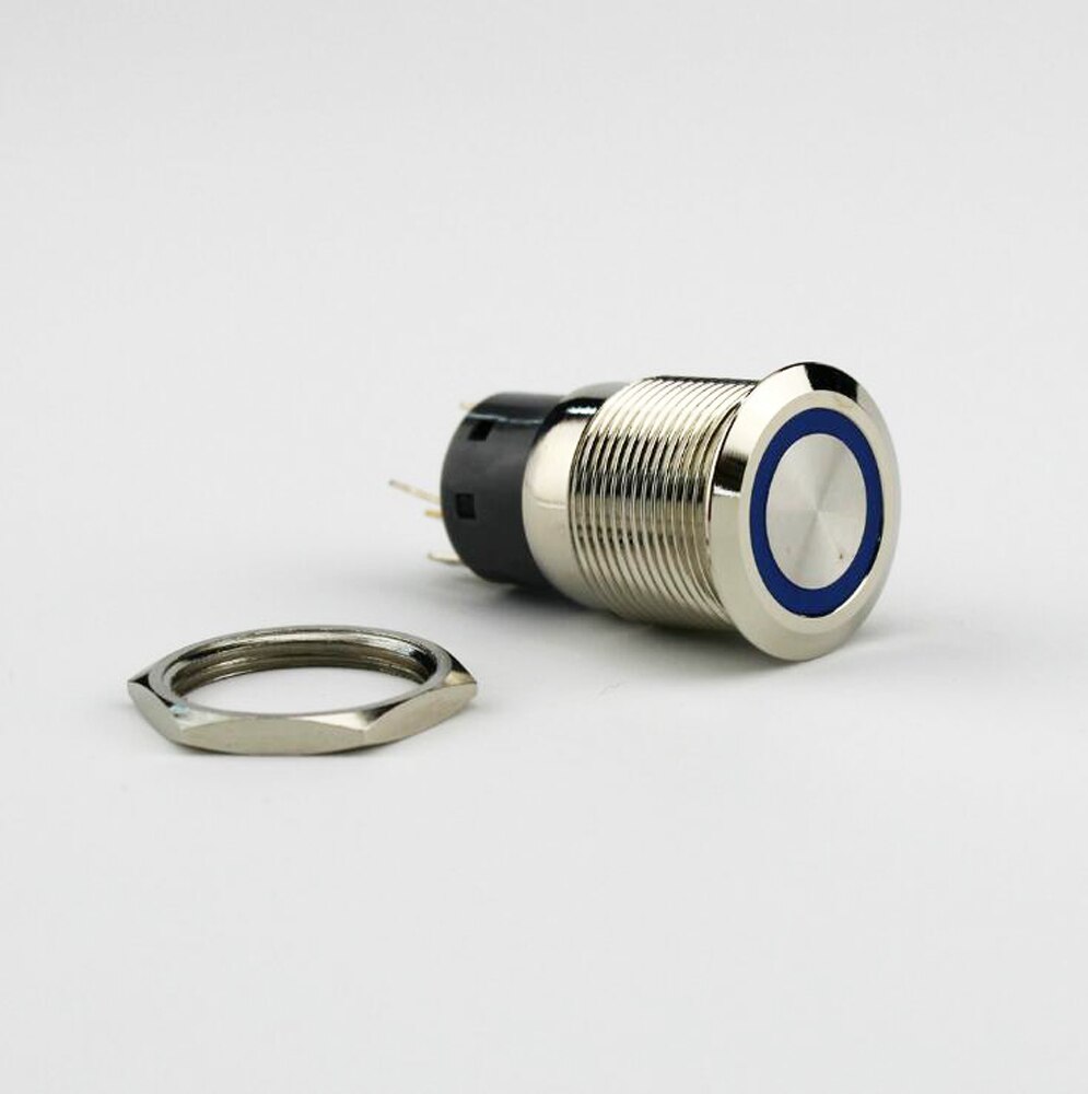 stainless steel door release door exit button with blue backlight LED for access control system