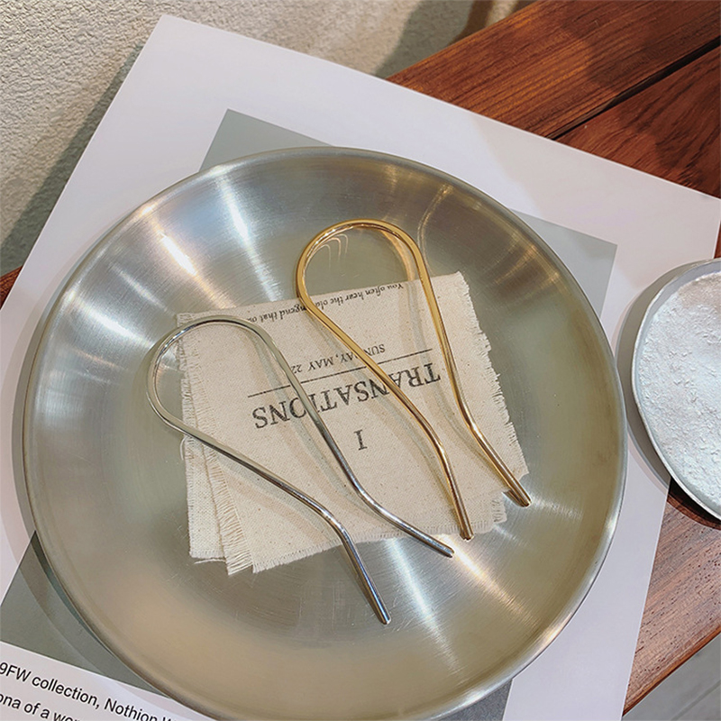 Pinzas simples para el cabello en forma de U, horquillas para mujer, pasadores de Metal, herramientas de peinado nupcial, accesorios para hacer moños