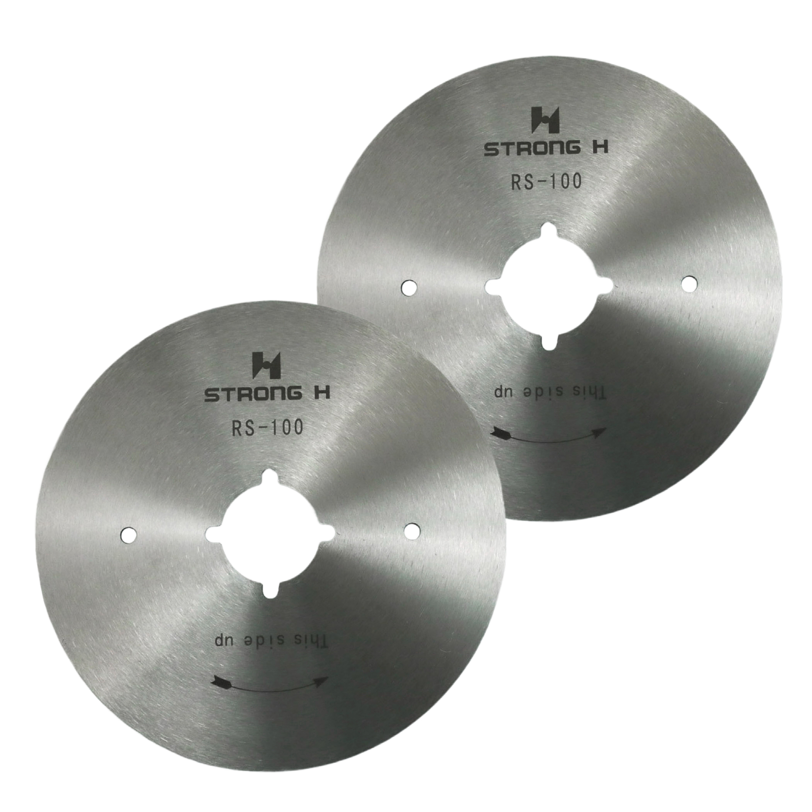 2 st rs -100 rundknivar för eastman / octa / lejiang / dayang rs -110 tygskärmaskin tillverkade av legerat stål