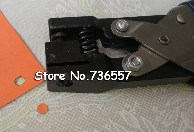 pvc card and paper round hole punch puncher slot punch,hole size: 2 3 4 5 6 mm