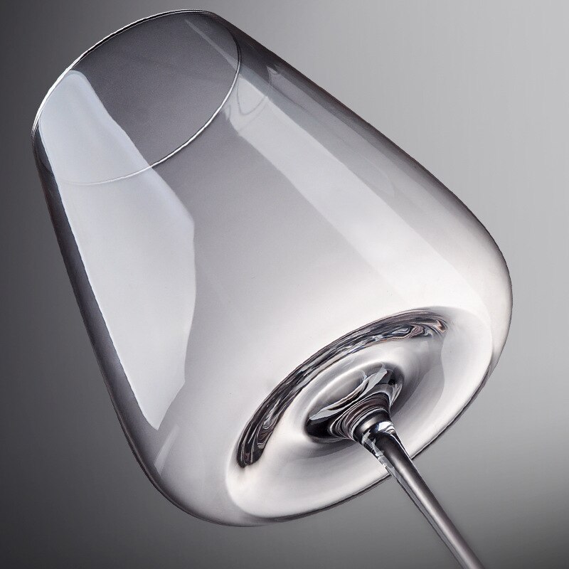 Obra de arte nivel de colección 500-600Ml copa de vino tinto hecha a mano cristal ultrafino Burdeos copa de Arte de degustación de vientre grande