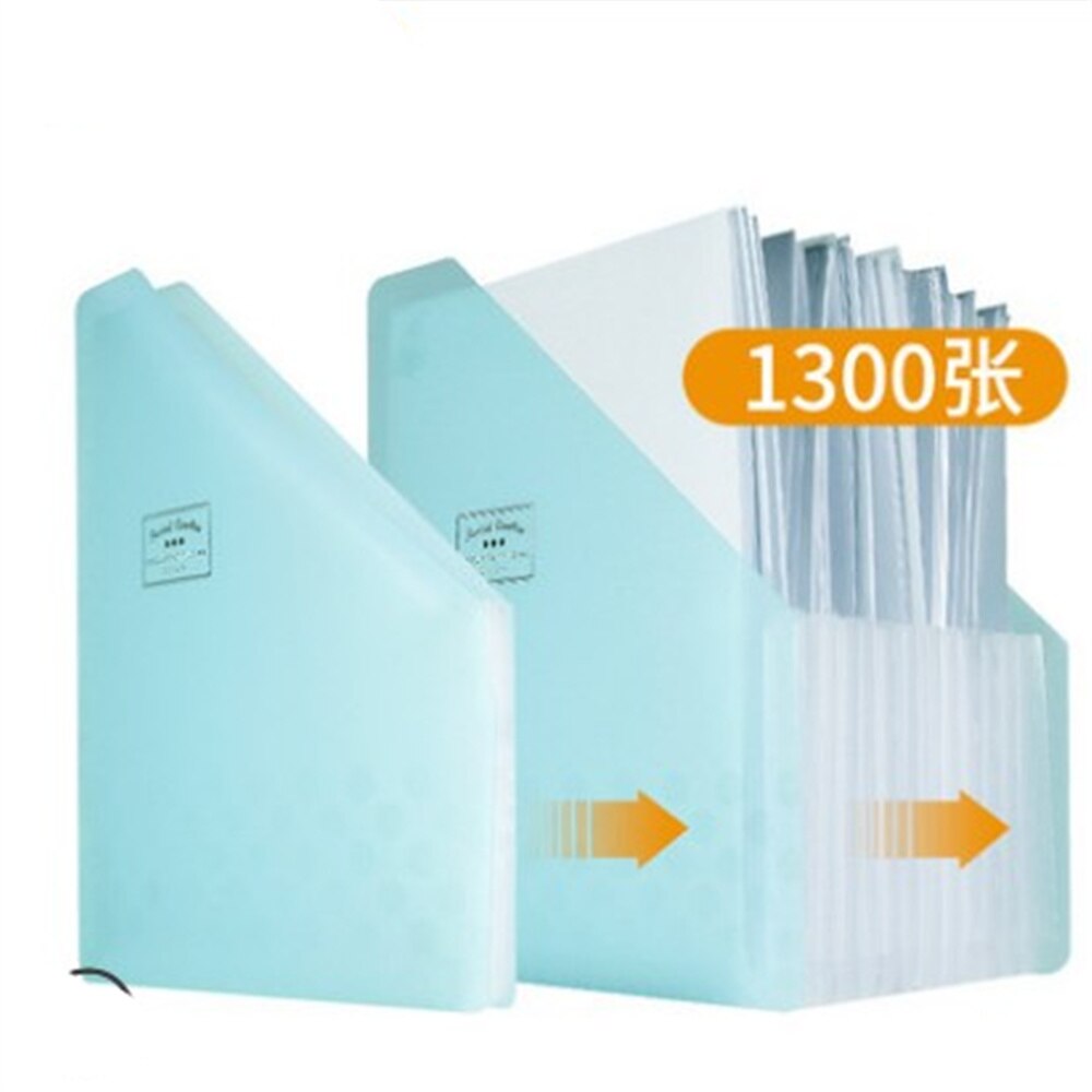 Stand Pastel Cookie Expanding Wallet Student A4 Papers Office Finishing Bag Folder