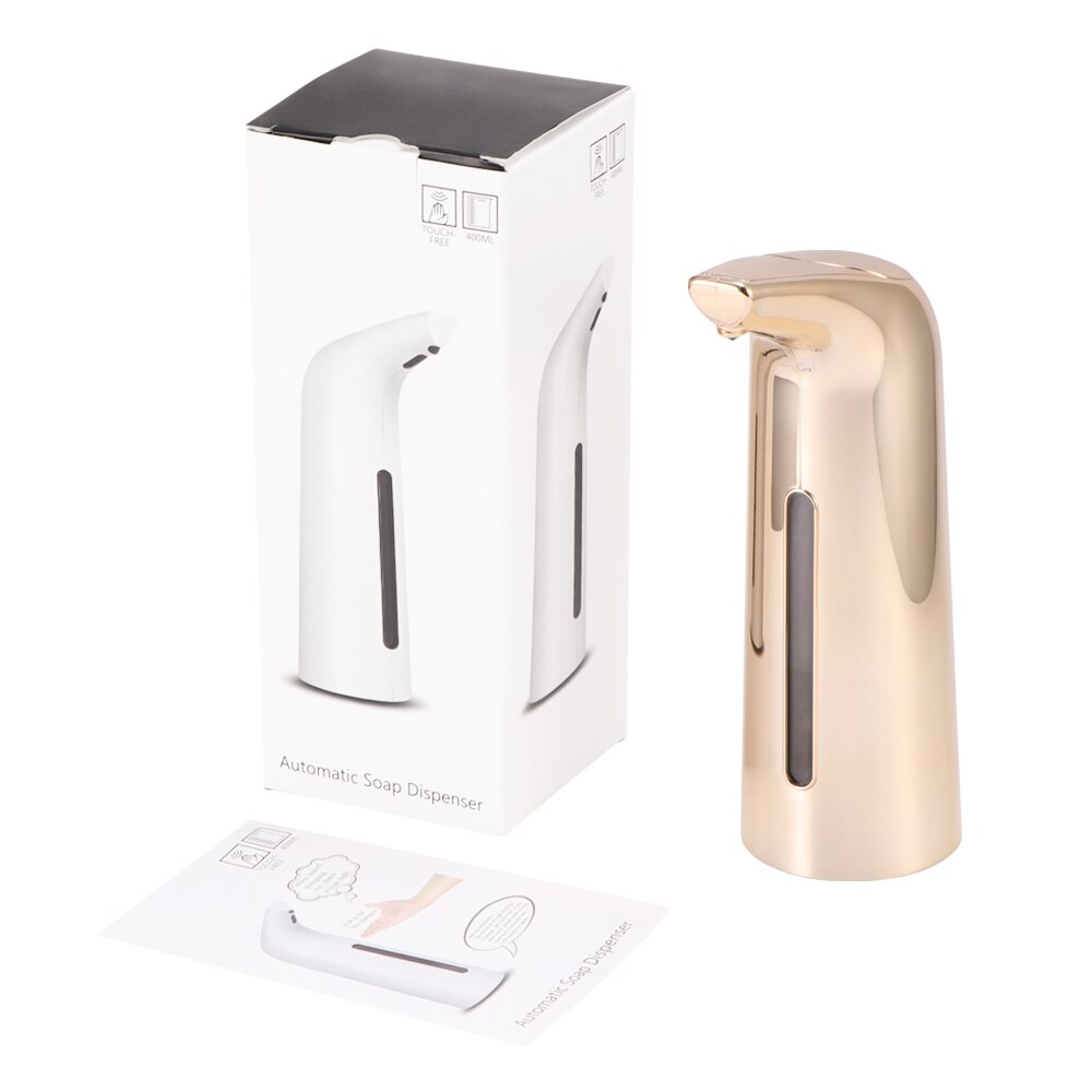 Dispensador automático de jabón líquido, desinfectante infrarrojo IR sin contacto para baño y cocina, 400Ml