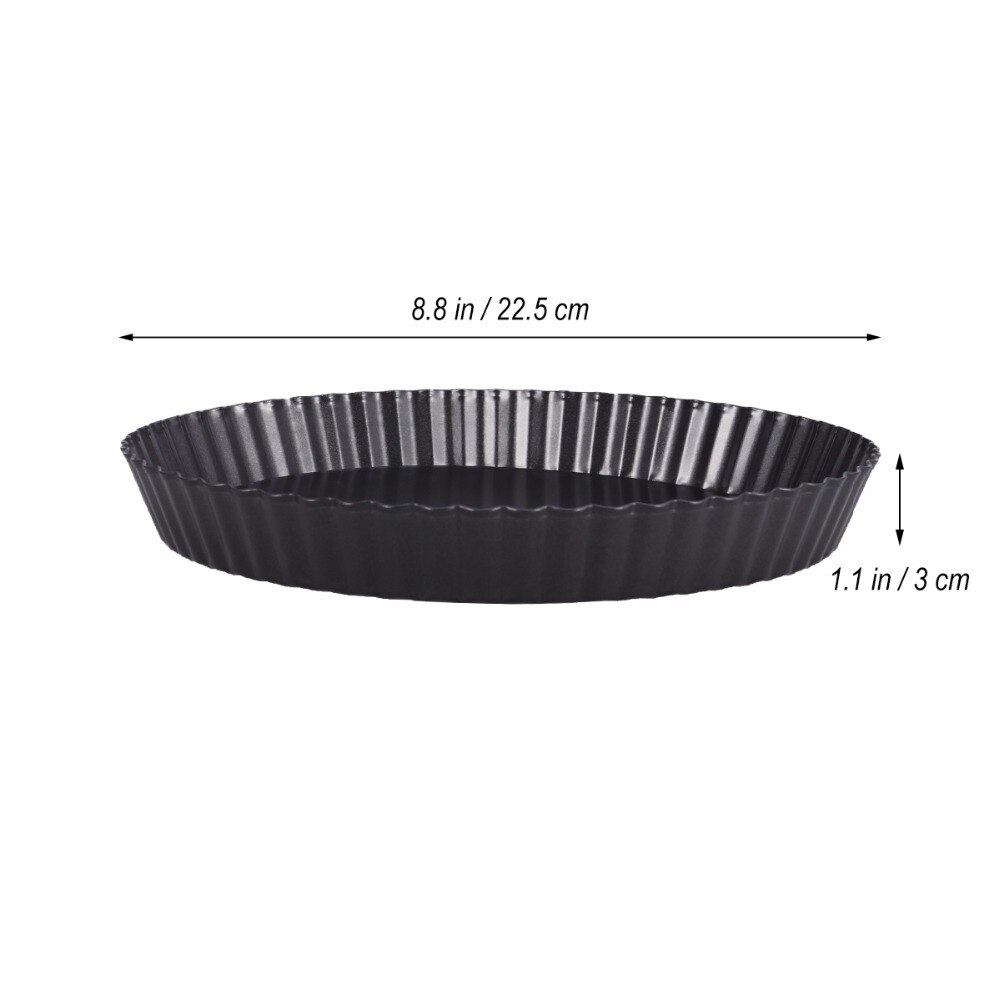 9 Inch Non-stick Pizza Pan Quiche Pan With Removable Bottom Removable Loose Bottom Quiche Pan Tart Pie Pan
