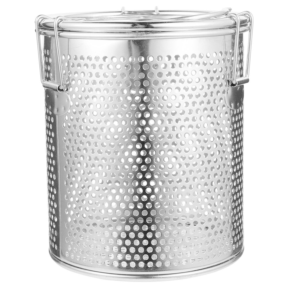 1 Pc Stainless Steel Brine Basket Useful Seasoning Ball Spice Filter (Silver): Silver 2