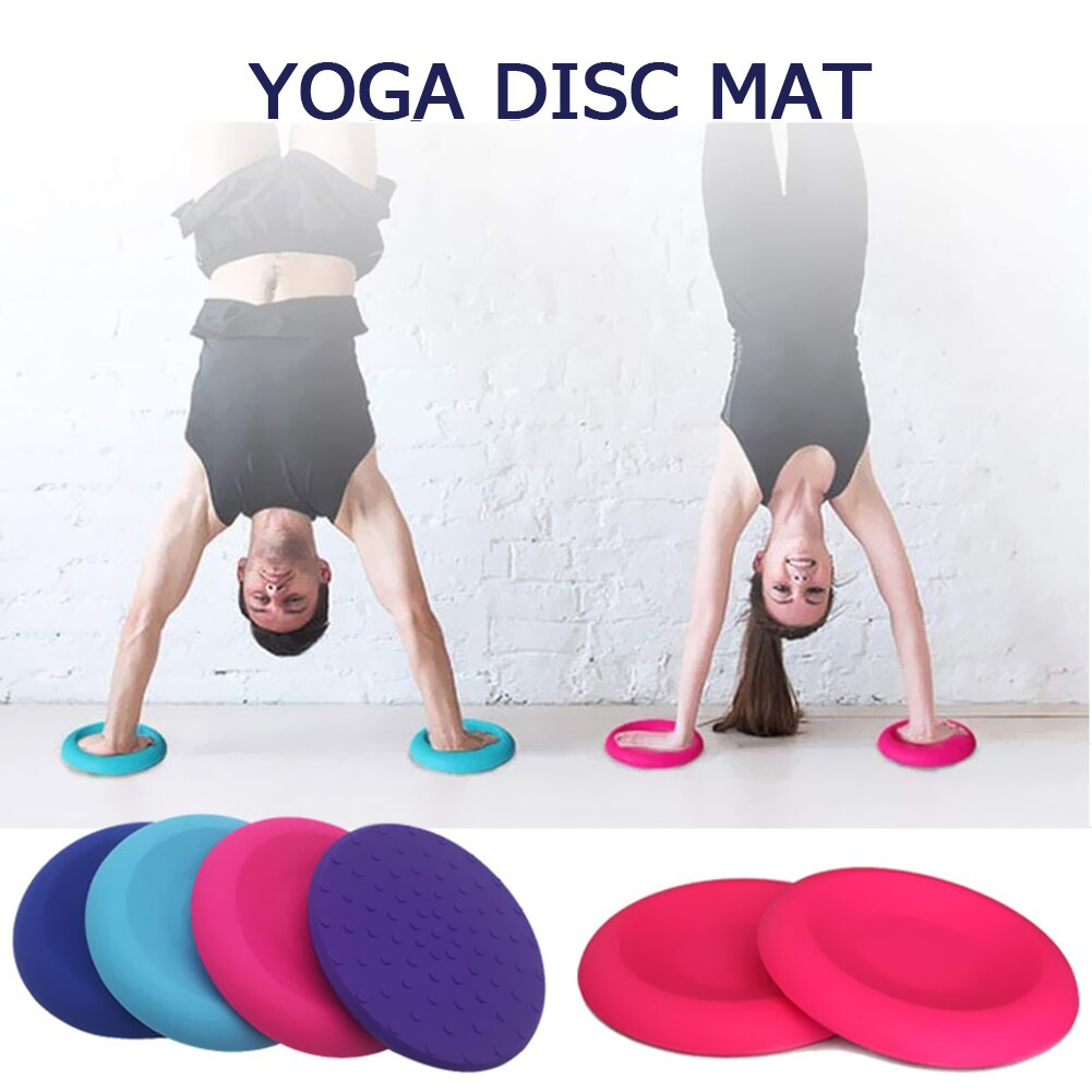 2pcs Portable Plank Round Knee Pads Non Slip Yoga Fitness Mats Disc Sport Support Protective Pad Exercise Cushion