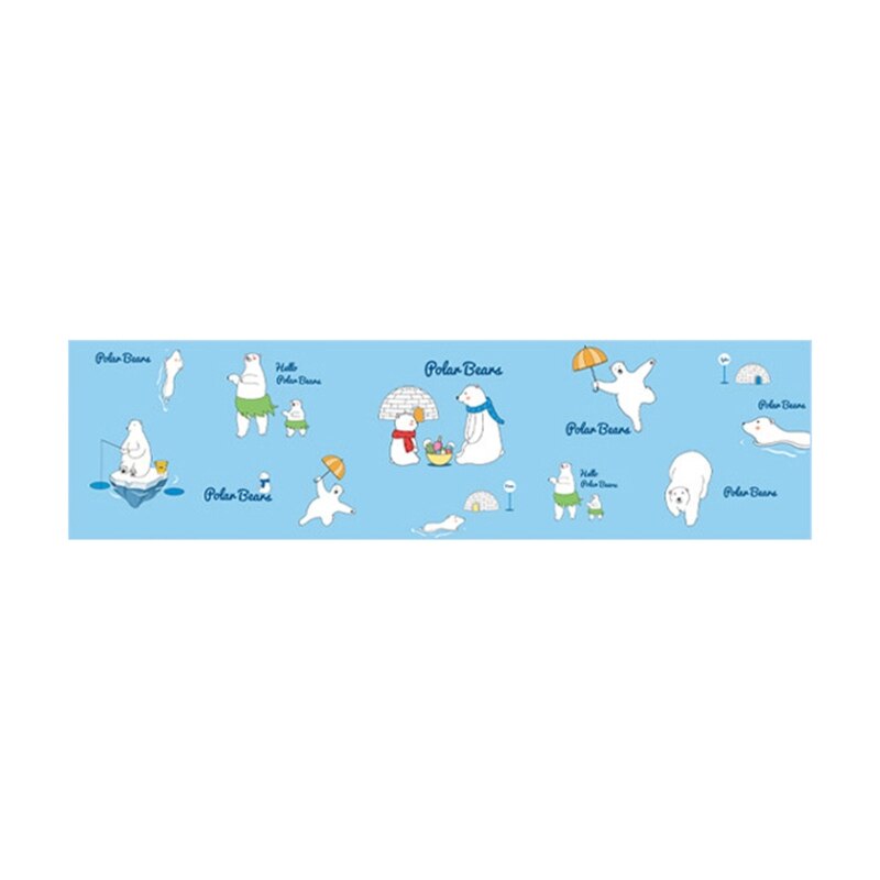 A0KE Reusable Ice Pack Washable Light Ice Wrap Kitchen Cooling Tool with Cloth Material for Home Office 2 Styles: Polar bear