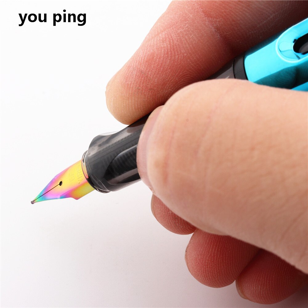 Pluma estilográfica de , suministros de papelería escolar para estudiantes, 410 colores brillantes, para oficina, novedad