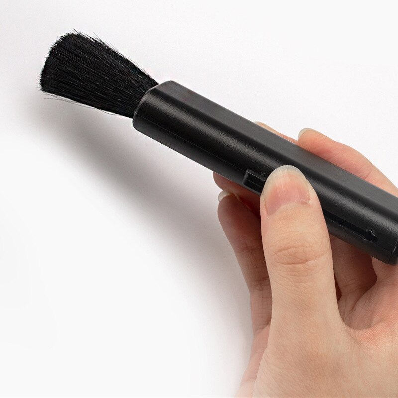 Car retractable cleaning brush Air Conditioner Computer cleaning brush telescopic keyboard plastic handle wool small brush