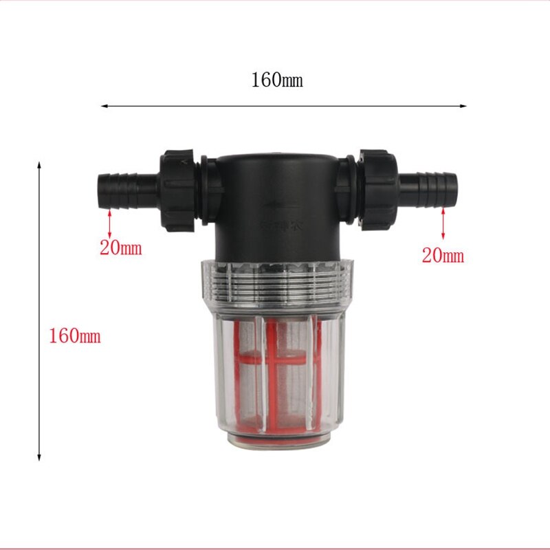 Pressure Washer Water Filter in Line 20mm Hose 100 Mesh Inlet Quick Connect Filter
