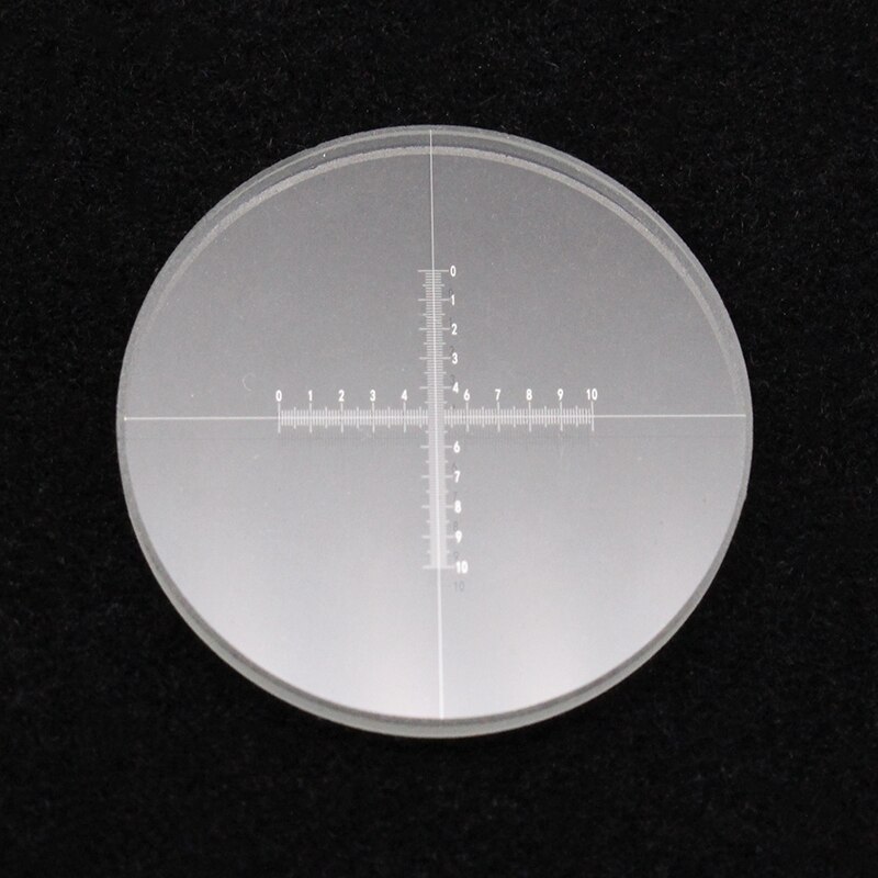 DIV 0.1 mm Eyepiece Micrometer for Microscope Ocular Calibration Graticule Cross Ruler 10x10 Scale CAT907 C7 Measuring Scales