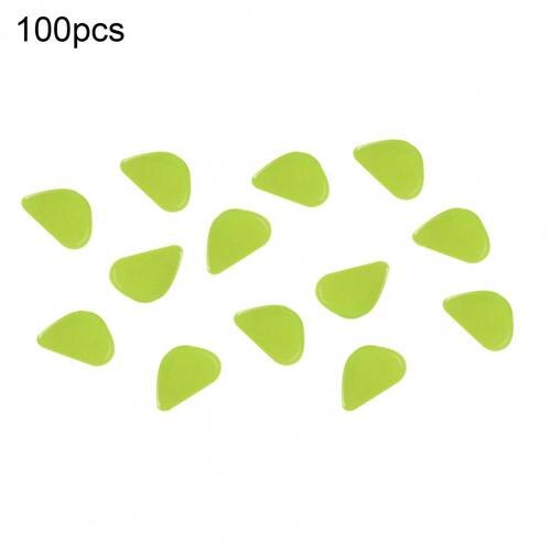 Galets lumineux en résine fluorescents, 100 pièces, pierres chaudes et lumineuses, décoration pour allées de jardin, chemin pour Aquarium: YELLOW