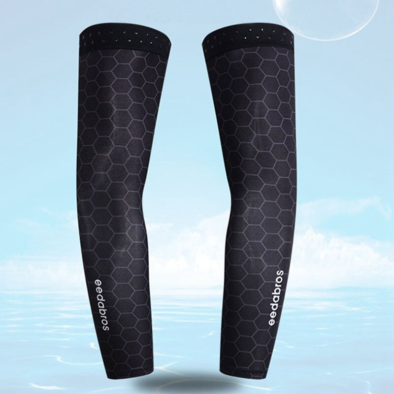 Eedabros 2 PCS Summer Outdoor Riding Ice Sleeves Men's Sunsn Long