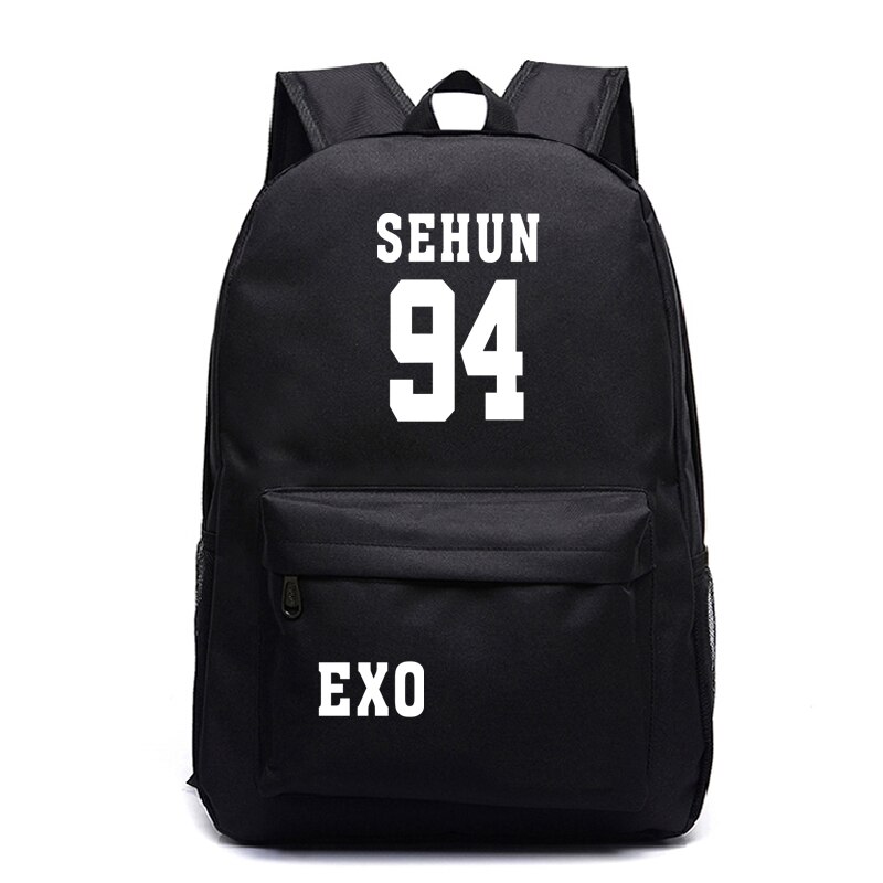 EXO-bolsas de para la vuelta al colegio, Mochila escolar informal para adolescentes, Mochila escolar de hombro para ordenador portátil, novedad de: 19