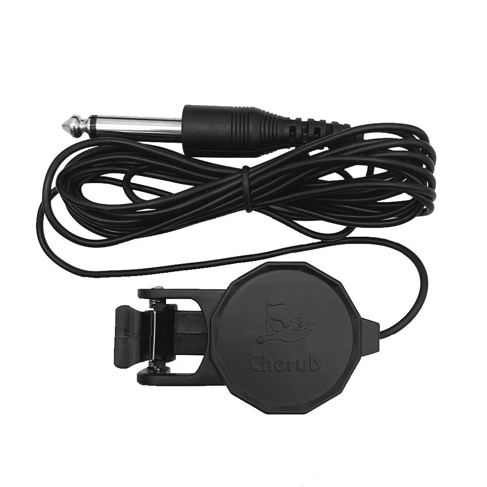 Clip-on Guitar Pickup for Ukulele Mandolin Violin Banjo Bouzouki Lute 6.35mm Plug Sound Hole Pickup Cherub WCP-60G