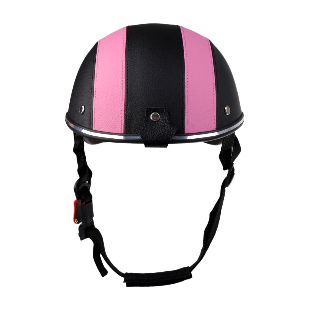 Pu street bike motorcykel säkerhetshjälm motocross cykling ridning halvhjälm baseball keps skum vadderad hatt