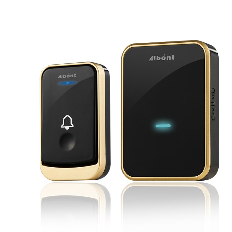 self powered DoorBell Home Door Chime Intelligent smart Door Bell calling ringbell loud 300m range 1 2 Button 1 2 3 Receiver: B 1Button 1Receiver / EU Plug