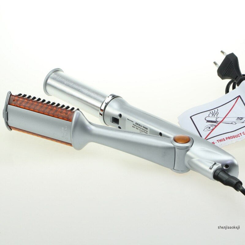 Straight hair curling artifact straight volume dual-use hairdressing tools electric curling iron home straightening splint 50W