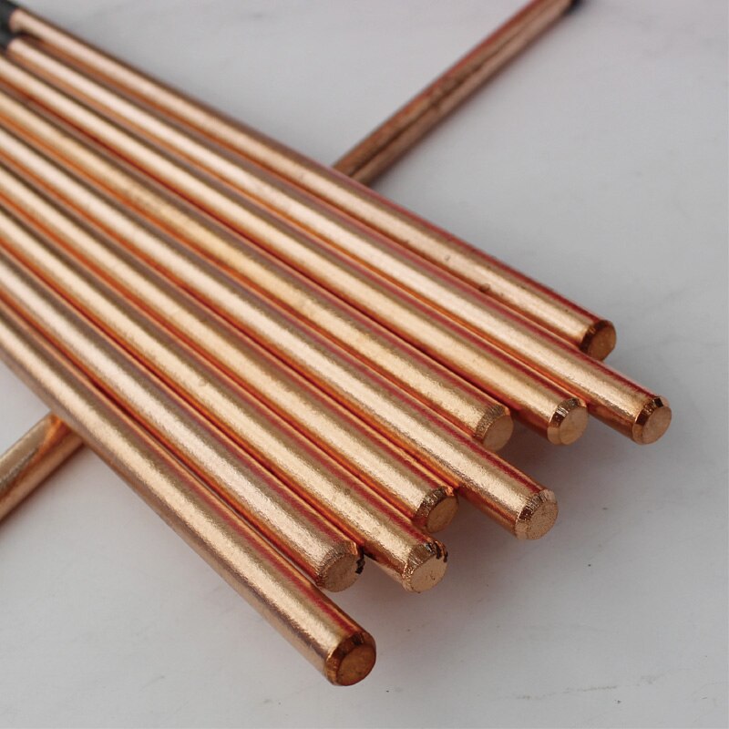 5 pièces électrode de Graphite de jaugeage plaqué cuivre 4mm/5mm/6mm/7mm/8mm/10mm/12mm