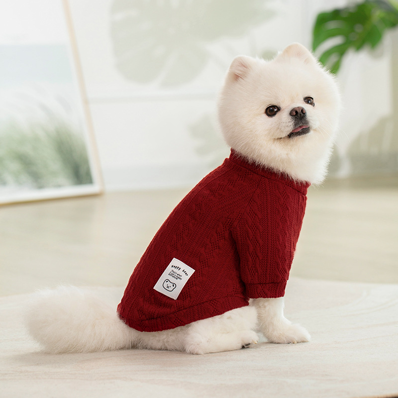 Suéteres cálidos para perros para otoño e invierno, ropa para cachorros y gatos, prendas de punto para perros y gatos, ropa para cachorros, suéter de para perros, invierno