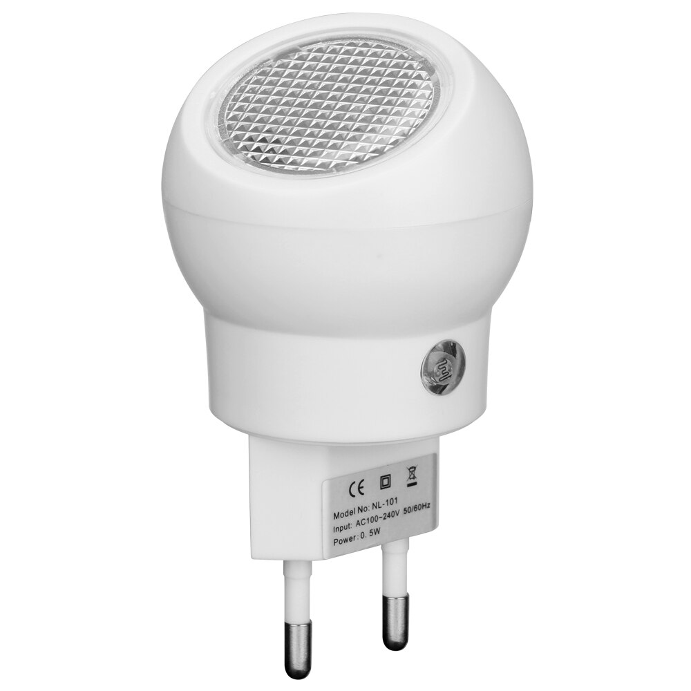 LED Night Light 360 Rotation EU US Plug Sensor Night Lamp With Light Sense Automatically Switch On Or Off For Baby Bedroom: Default Title