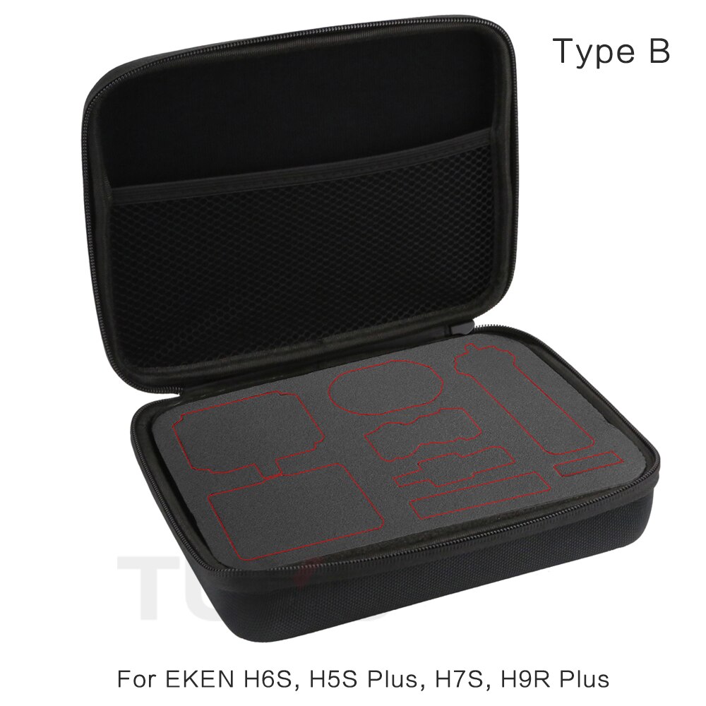 EKEN h9 h9r Draagtas Case Medium Size Anti-shock Opbergtas voor Go pro Hero 6 5 4 EKEN H9R H6S H5s SJCAM SJ4000 Camera Tas
